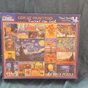 White Mountain Great Painters Vincent van Gogh Puzzle - Multicolor - 1000 Pieces